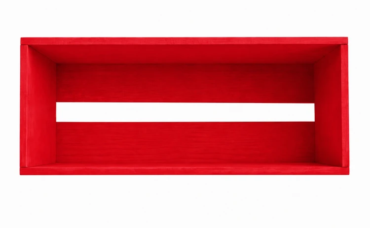 Korytko sosnowe 40 Mix kolorów_red_od góry, białe tło.png